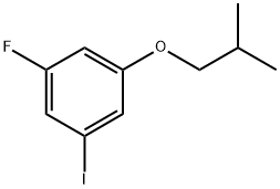 1-fluoro-3-iodo-5-isobutoxybenzene Structure