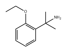 Benzenemethanamine, 2-ethoxy-α,α-dimethyl- Structure