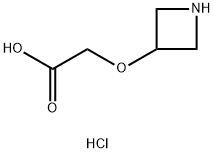 2-(Azetidin-3-yloxy)acetic acid HCl Structure