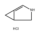 3-Azabicyclo[3.1.0]hex-1-ene, hydrochloride (1:1) Structure