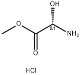 Methyl (S)-2-amino-2-hydroxyacetate hydrochloride Structure