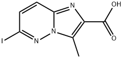 6-iodo-3-methylimidazo[1,2-b]pyridazine-2-carboxylic acid Structure