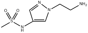 N-(1-(2-aminoethyl)-1H-pyrazol-4-yl)methanesulfonamide Structure