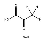 Propanoic-3,3,3-d3 acid, 2-oxo-, sodium salt (1:1) Structure