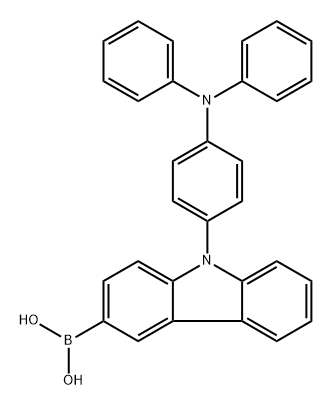 B-[9-[4-(Diphenylamino)phenyl]-9H-carbazol-3-yl]boronic acid Structure