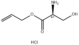 L-Serine, 2-propenyl ester, hydrochloride (9CI) Structure