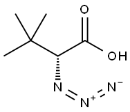 (2R)-2-azido-3,3-dimethylbutanoic acid Structure