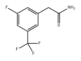 2-(3-Fluoro-5-(trifluoromethyl)phenyl)ethanethioamide Structure