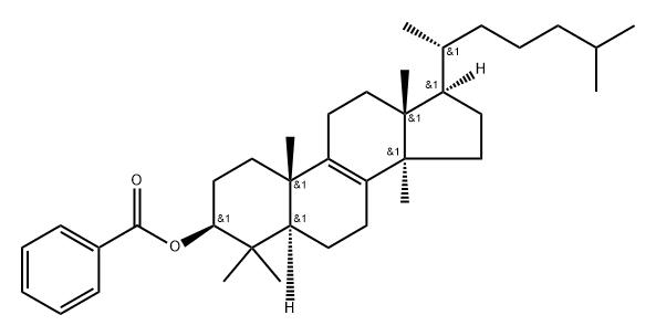 Lanost-8-en-3-ol, benzoate, (3β)- (9CI) 구조식 이미지