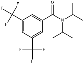 N,N-Bis(1-methylethyl)-3,5-bis(trifluoromethyl)benzamide Structure