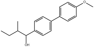 4'-Methoxy-α-(1-methylpropyl)[1,1'-biphenyl]-4-methanol Structure