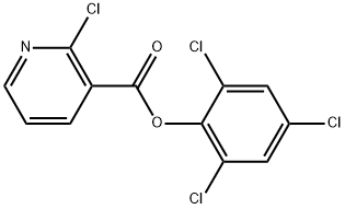 2,4,6-Trichlorophenyl 2-chloro-3-pyridinecarboxylate Structure