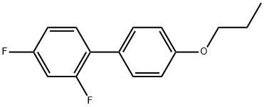 2,4-Difluoro-4'-propoxy-1,1'-biphenyl Structure