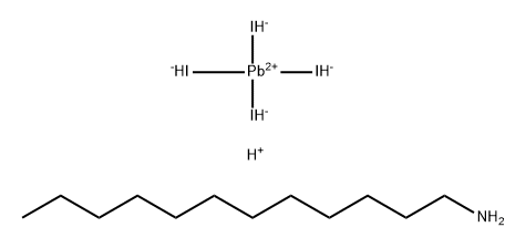 Plumbate(2-), tetraiodo-, (T-4)-, hydrogen, compd. with 1-dodecanamine (1:2:2) 구조식 이미지