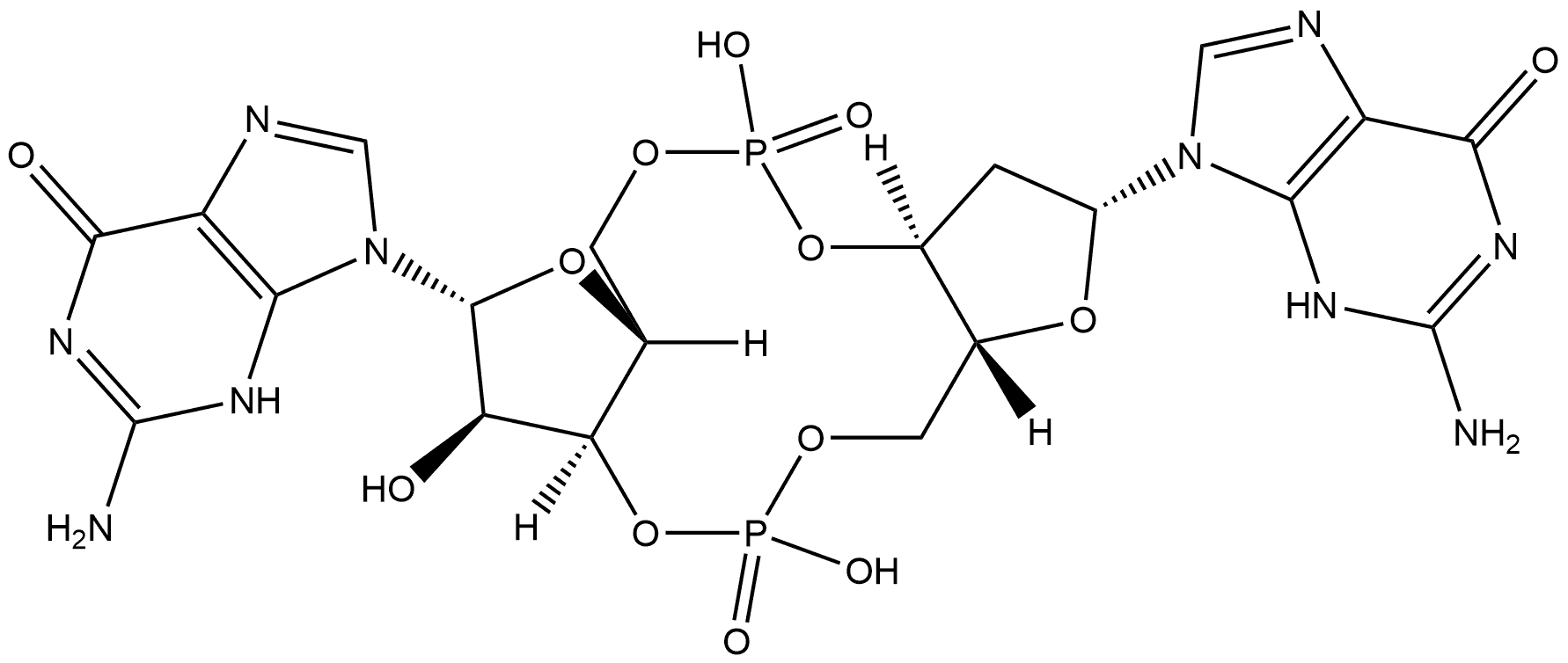 c-di-2'-dGMP Structure