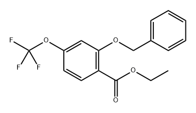 Ethyl 2-(benzyloxy)-4-(trifluoromethoxy)benzoate Structure