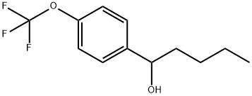 α-Butyl-4-(trifluoromethoxy)benzenemethanol Structure