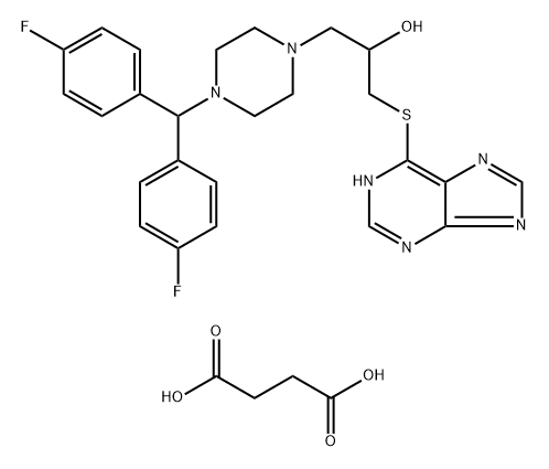 Carsatrin succinate Structure