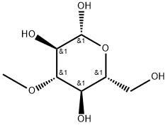 β-D-Glucopyranose, 3-O-methyl- Structure