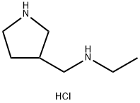 N-(Pyrrolidin-3-ylmethyl)ethanamine 2HCl Structure