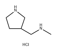 3-?Pyrrolidinemethanami?ne, N-?methyl-?, hydrochloride (1:2) Structure