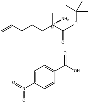 α-Me-Gly(Pentenyl)-OtBu p-Nitrobenzoate Structure