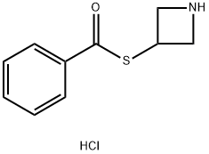 Benzenecarbothioic acid,?S-?3-?azetidinyl ester, hydrochloride (1:1) Structure