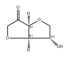 L-Sorbose, 1,4:3,6-dianhydro- 구조식 이미지