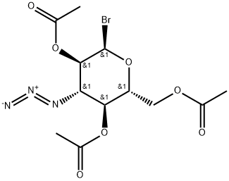 α-D-Glucopyranosyl bromide, 3-azido-3-deoxy-, 2,4,6-triacetate Structure