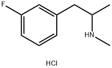 (±)-3-Fluoromethamphetamine hydrochloride solution Structure