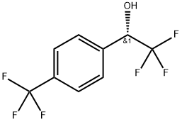 (S)-2,2,2-Trifluoro-1-(4-(trifluoromethyl)phenyl)ethanol Structure