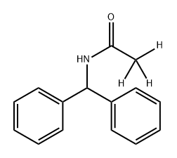 Acetamide-2,2,2-d3, N-(diphenylmethyl)- Structure