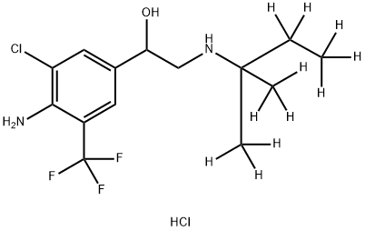 Mapenterol-D11 hydrochloride 구조식 이미지