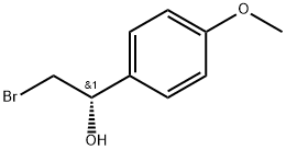 Benzenemethanol, α-(bromomethyl)-4-methoxy-, (αS)- Structure