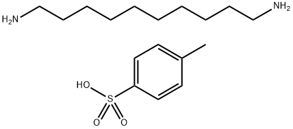 1,10-Decanediamine, 4-methylbenzenesulfonate (1:2) Structure