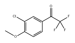 1-(3-Chloro-4-methoxyphenyl)-2,2,2-trifluoroethanone Structure