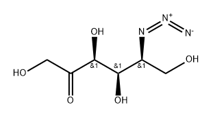 L-Sorbose, 5-azido-5-deoxy- Structure