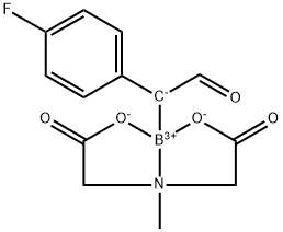 4-Fluorophenyl-alpha-MIDA-boryl aldehyde 95% (HPLC) 구조식 이미지