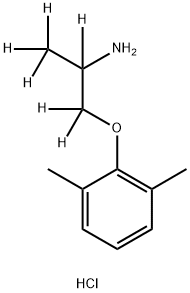 Mexiletine D6 구조식 이미지