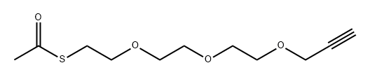 Acs-PEG3-propargyl Structure