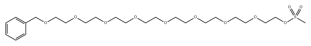 Benzyl-PEG8-MS 구조식 이미지