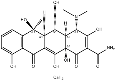 Oxytetracycline, calcium salt Structure