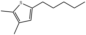 2,3-Dimethyl-5-pentylthiophene Structure