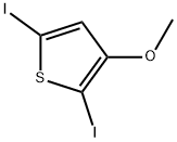 2,5-Diiodo-3-methoxythiophene 구조식 이미지