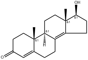 Androsta-4,8(14)-dien-3-one, 17-hydroxy-, (17β)- (9CI) Structure