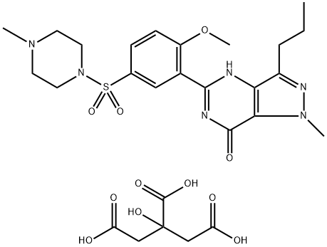 5-[2-methoxy-5-(4-methylpiperazin-1-yl-sulphonyl)phenyl]-1-methyl-3-n-propyl-1,6-dihydro-7h-pyrazol[4,3d]pyrimidin-7-one Structure