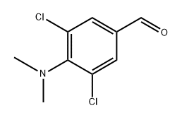 3,5-Dichloro-4-(dimethylamino)benzaldehyde Structure