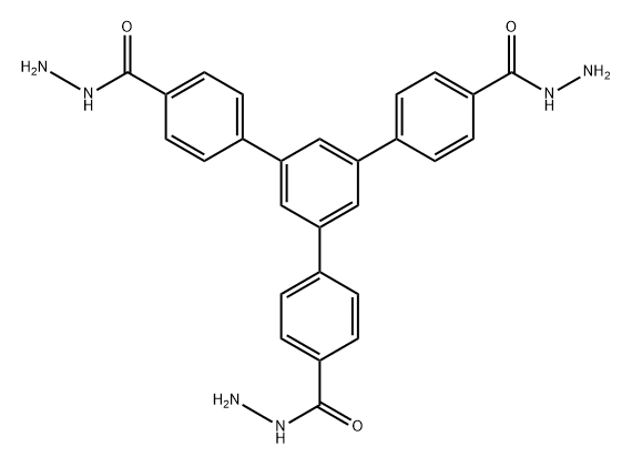5'-(4-(hydrazinecarbonyl)phenyl)-[1,1':3',1''-terphenyl]-4,4''-dicarbohydrazide Structure