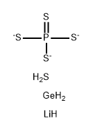 Germanium lithium phosphorotetrathioate sulfide (GeLi10(PS4)2S4) Structure