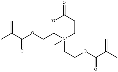 3-(bis(2-(methacryloyloxy)ethyl)(methyl)ammonio)propanoate Structure